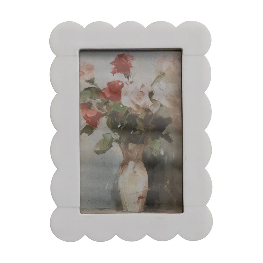 'Sweet Moments' Scalloped Frame