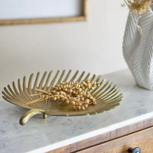 Lillie Deco Leaf Tray
