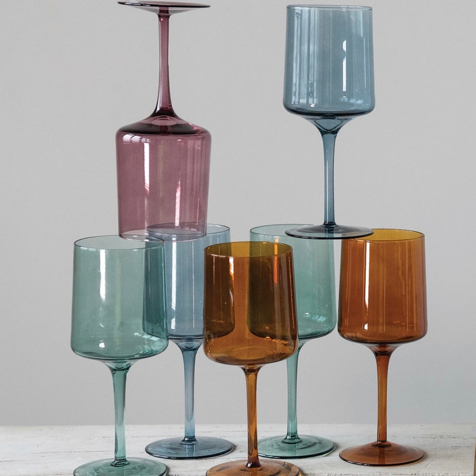 Multicolor Wine Glass Set