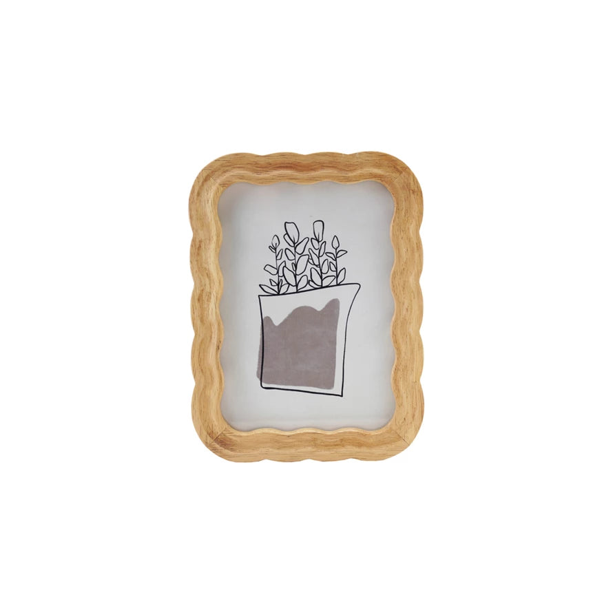 Petal & Wood Frame