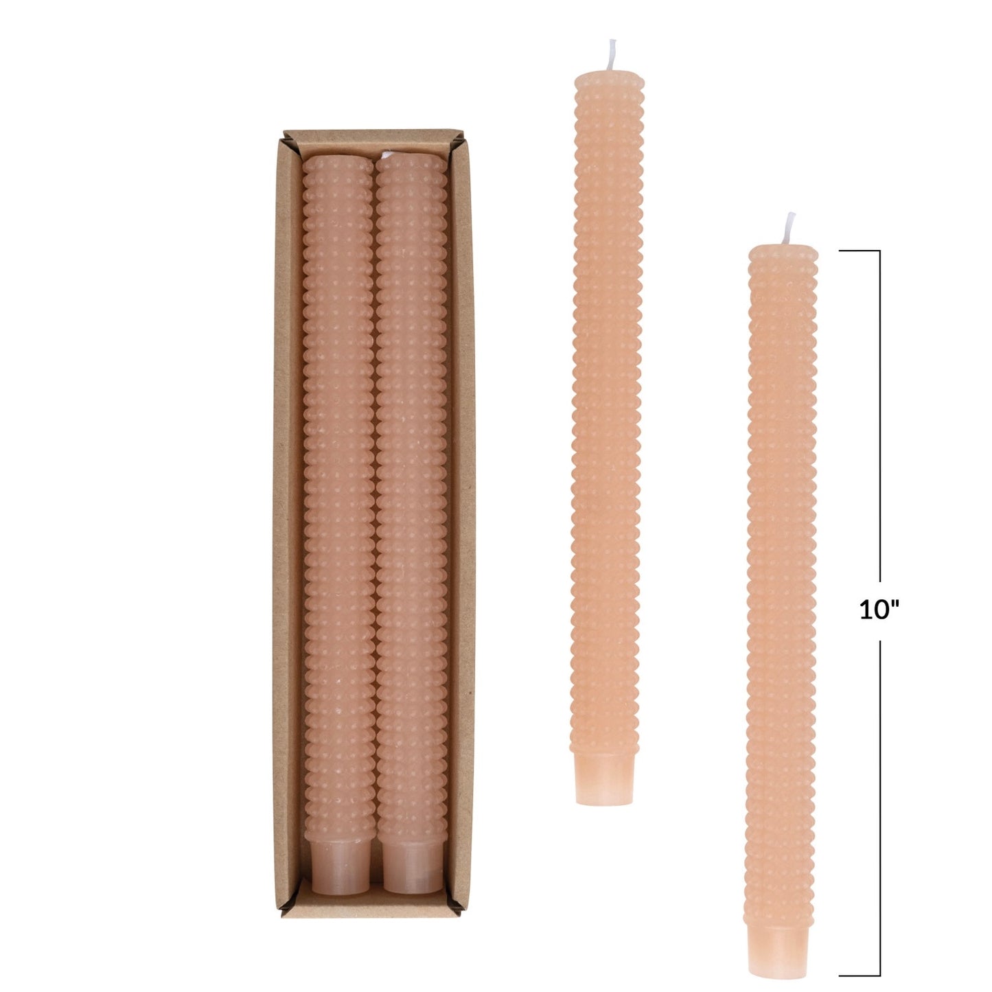 Hobnail Taper Candles
