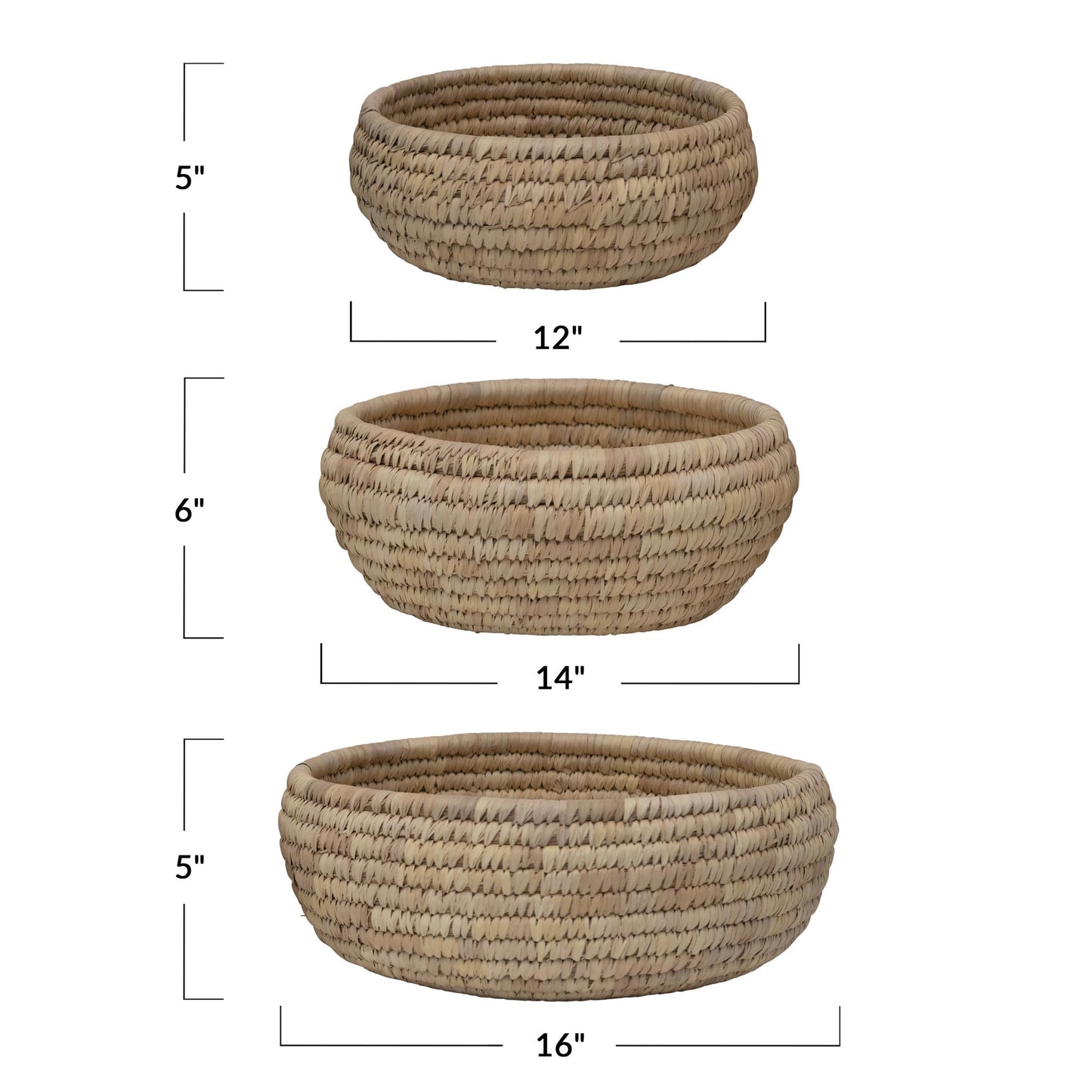 Grass & Date Leaf Basket