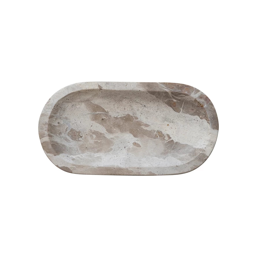 Sandswept Marble Dish