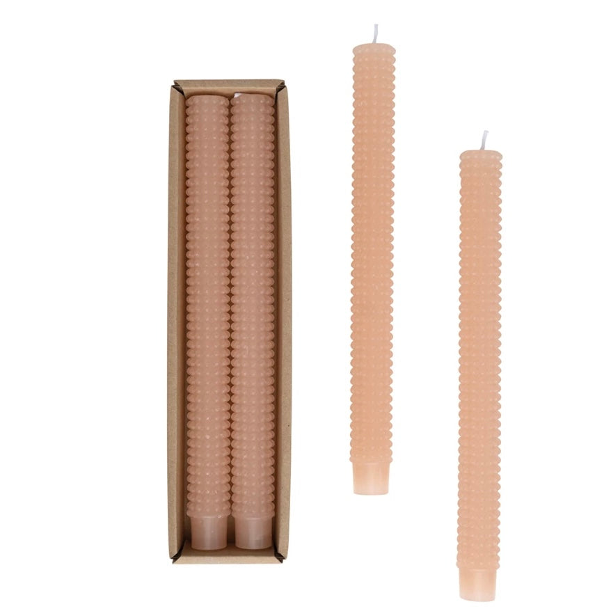 Hobnail Taper Candles