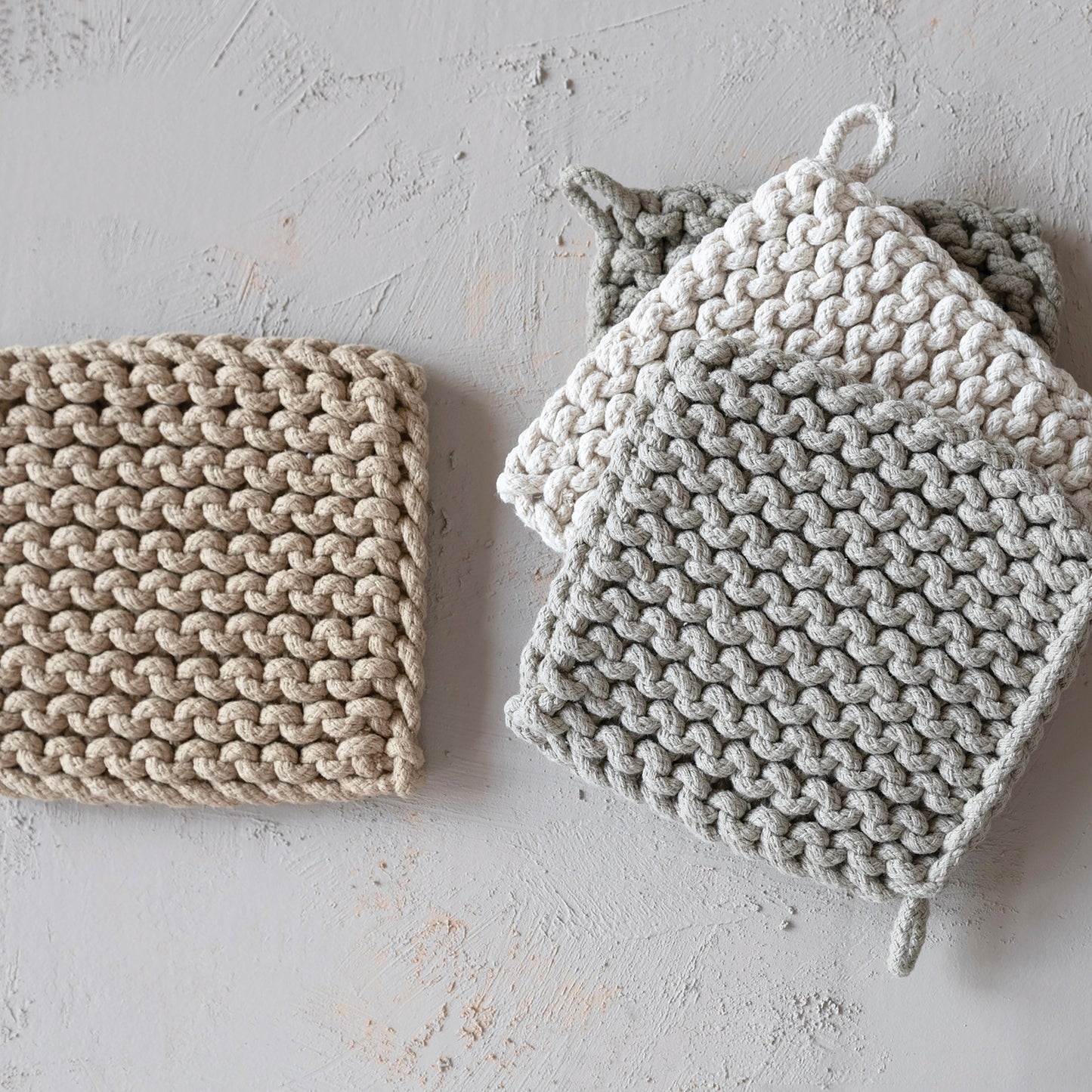 Crochet Pot Holders Set