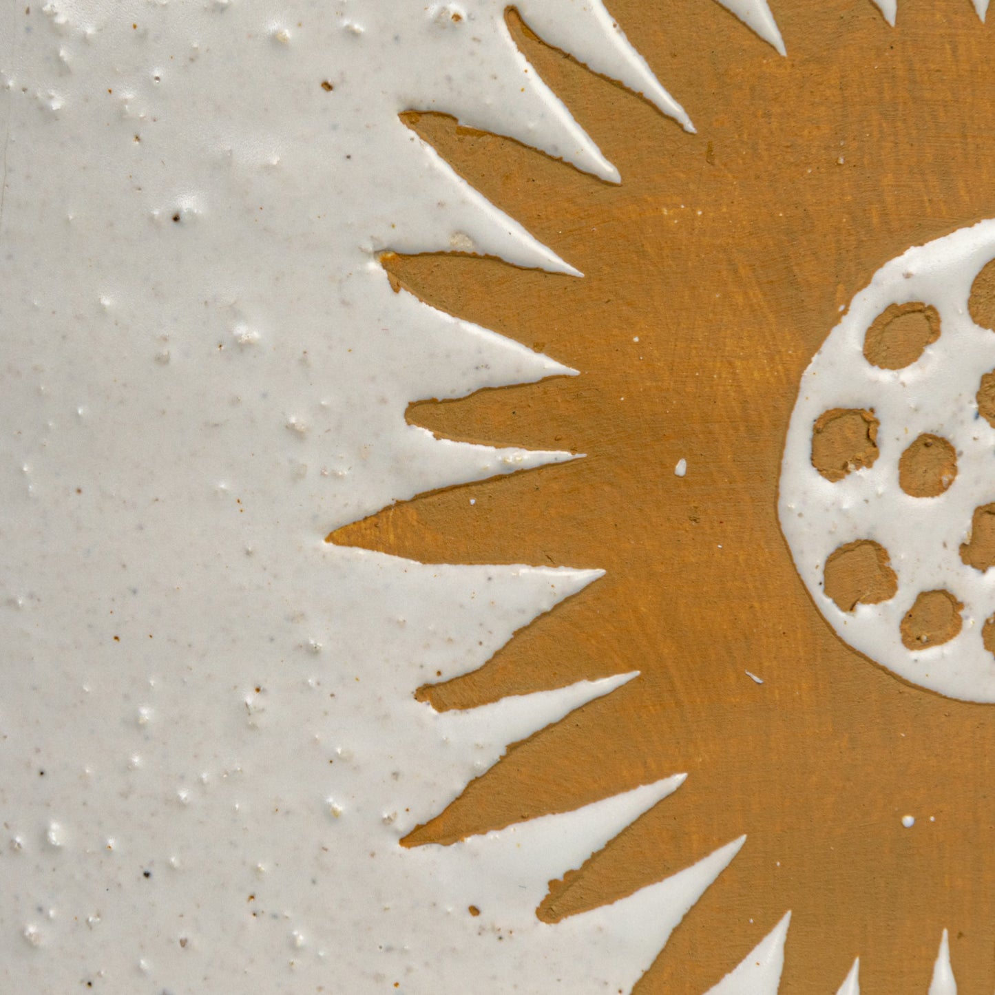 Sunflower Footed Planter