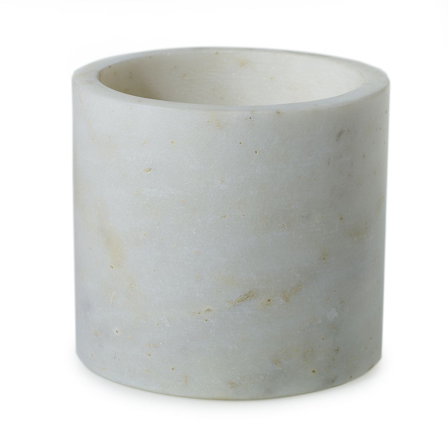 Marble Cylinder Pot