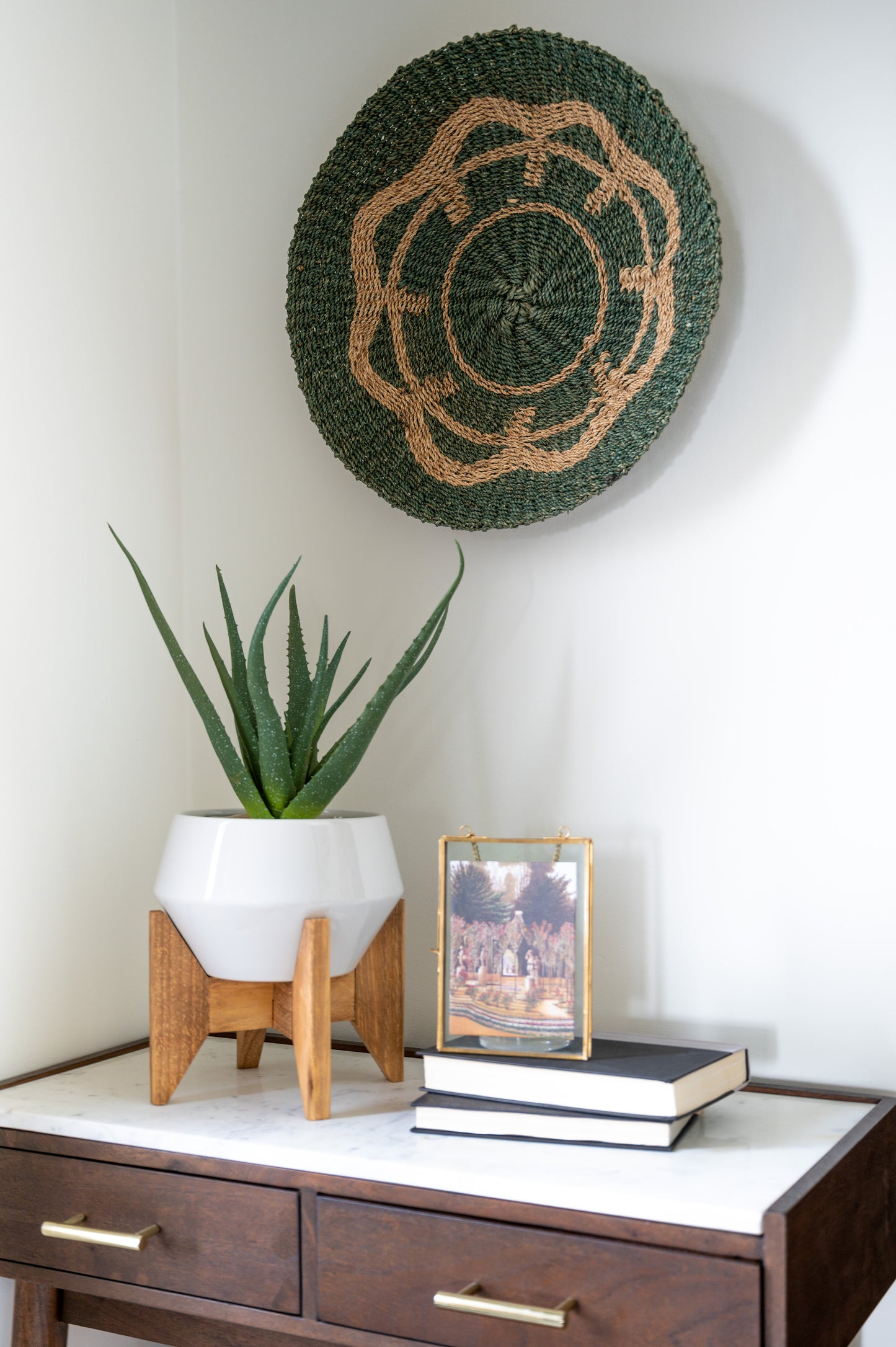 Handwoven Abaca Wall Basket