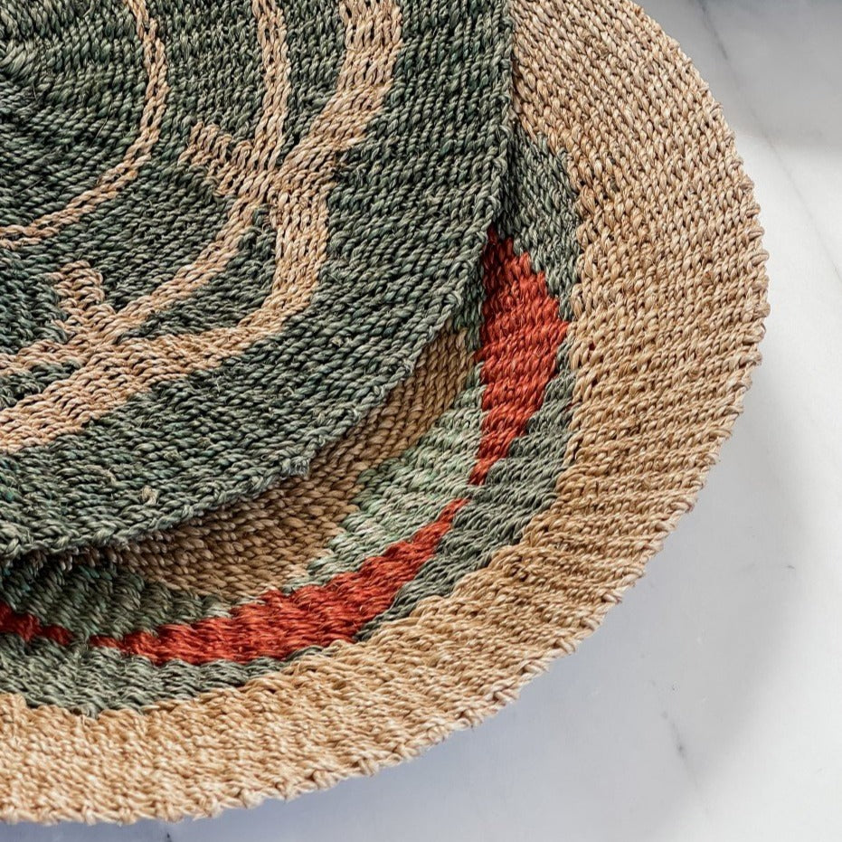Handwoven Abaca Wall Basket
