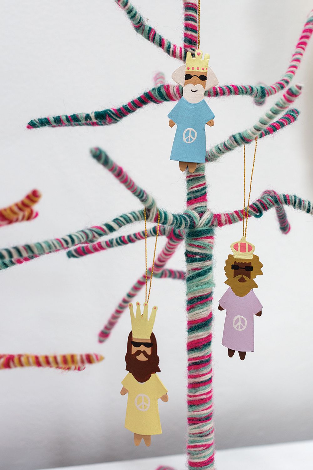 Boho Kings Ornament Set