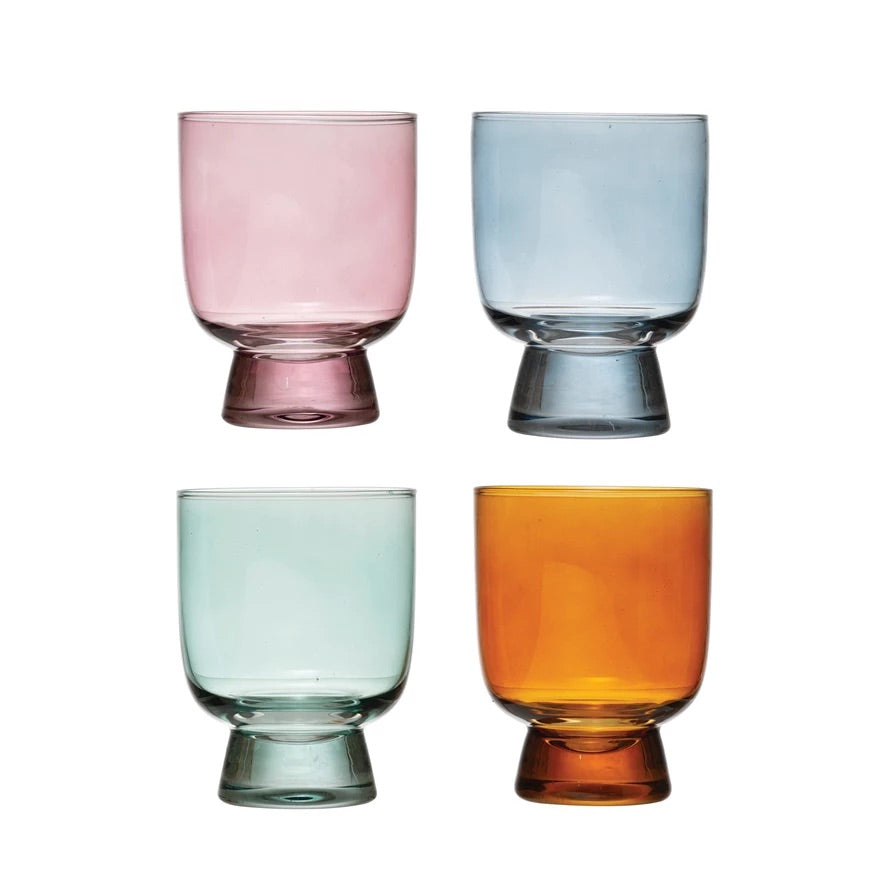 Multicolor Drinking Glass Set