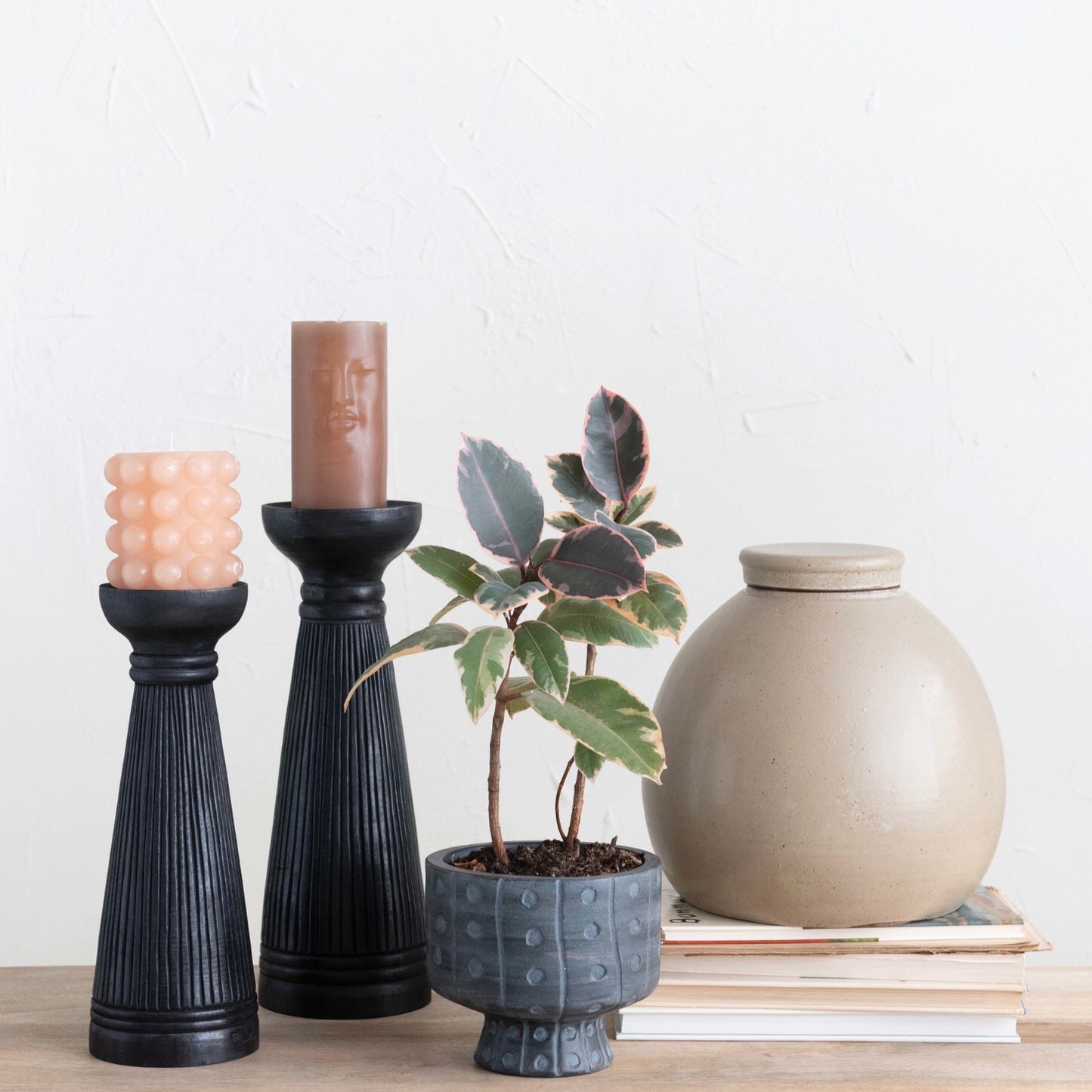 'Dots & Dashes' Footed Planter