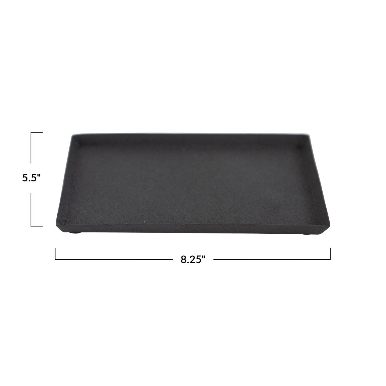 Matte Black Metal Tray