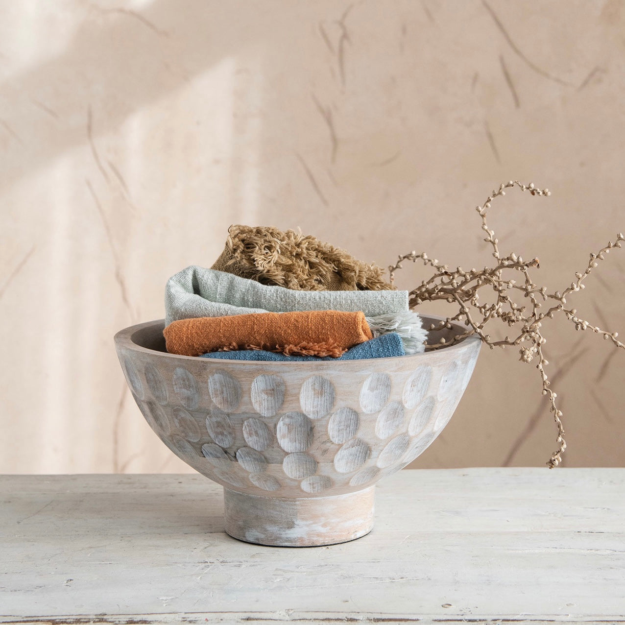 Spotted Mango Wood Bowl