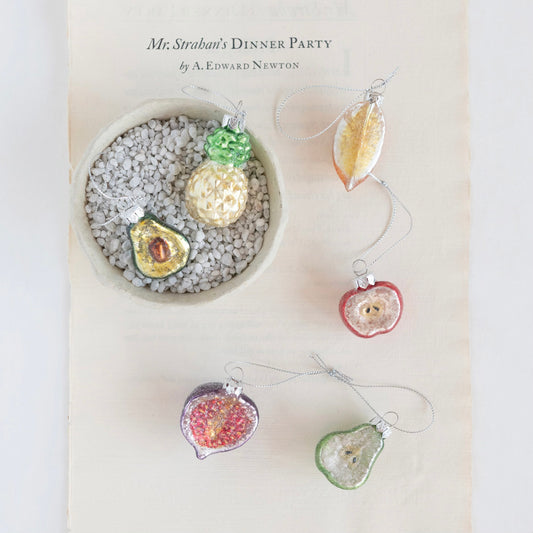 Hand Painted Fruit Ornaments