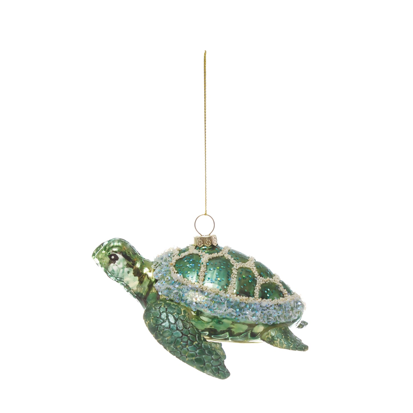 'Shell-ebrate the Season' Glass Ornament