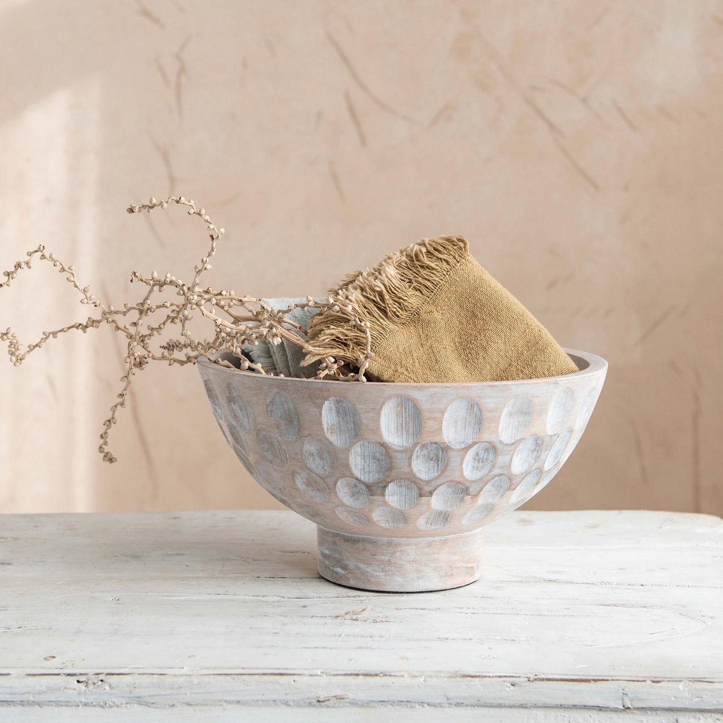 Spotted Mango Wood Bowl