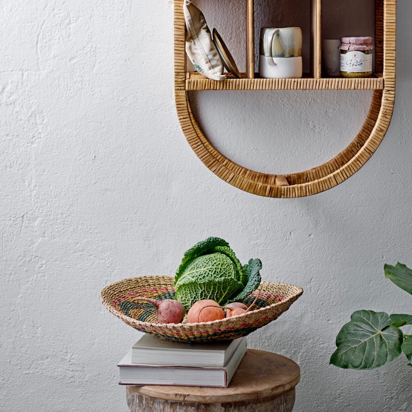 Handwoven Abaca Wall Basket