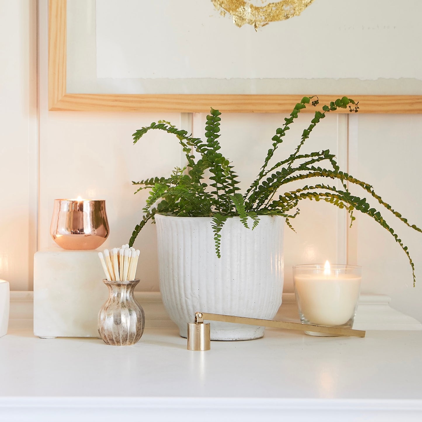 Gold Candle Snuffer