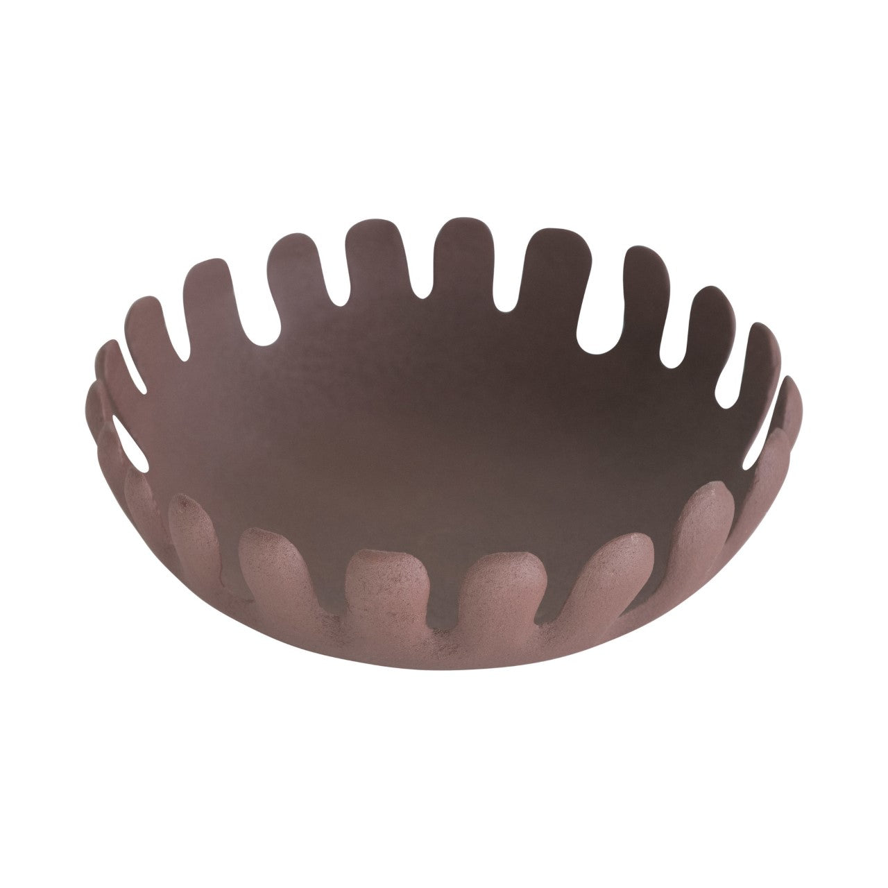 Abstract Metal Bowl