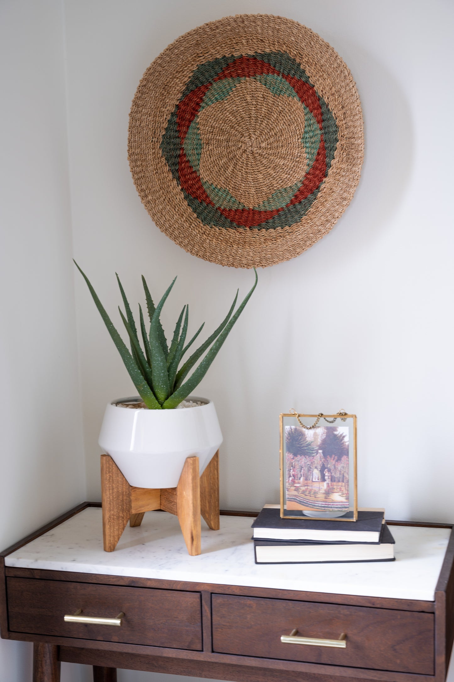 Handwoven Abaca Wall Basket