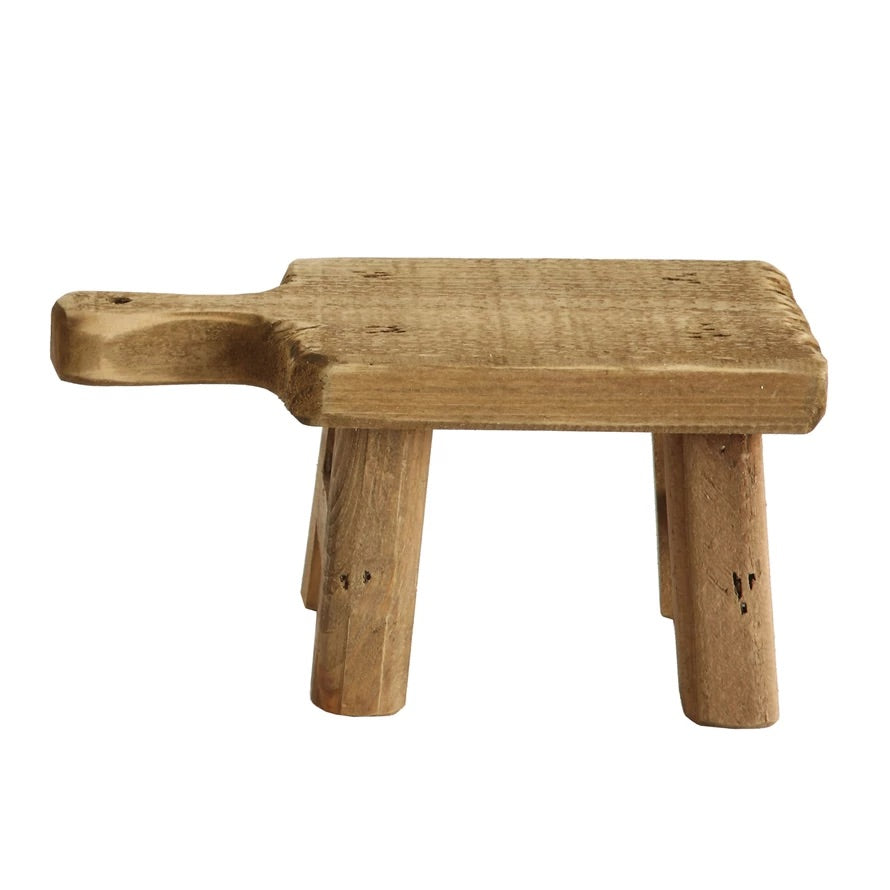 Rustic Wood Pedestal