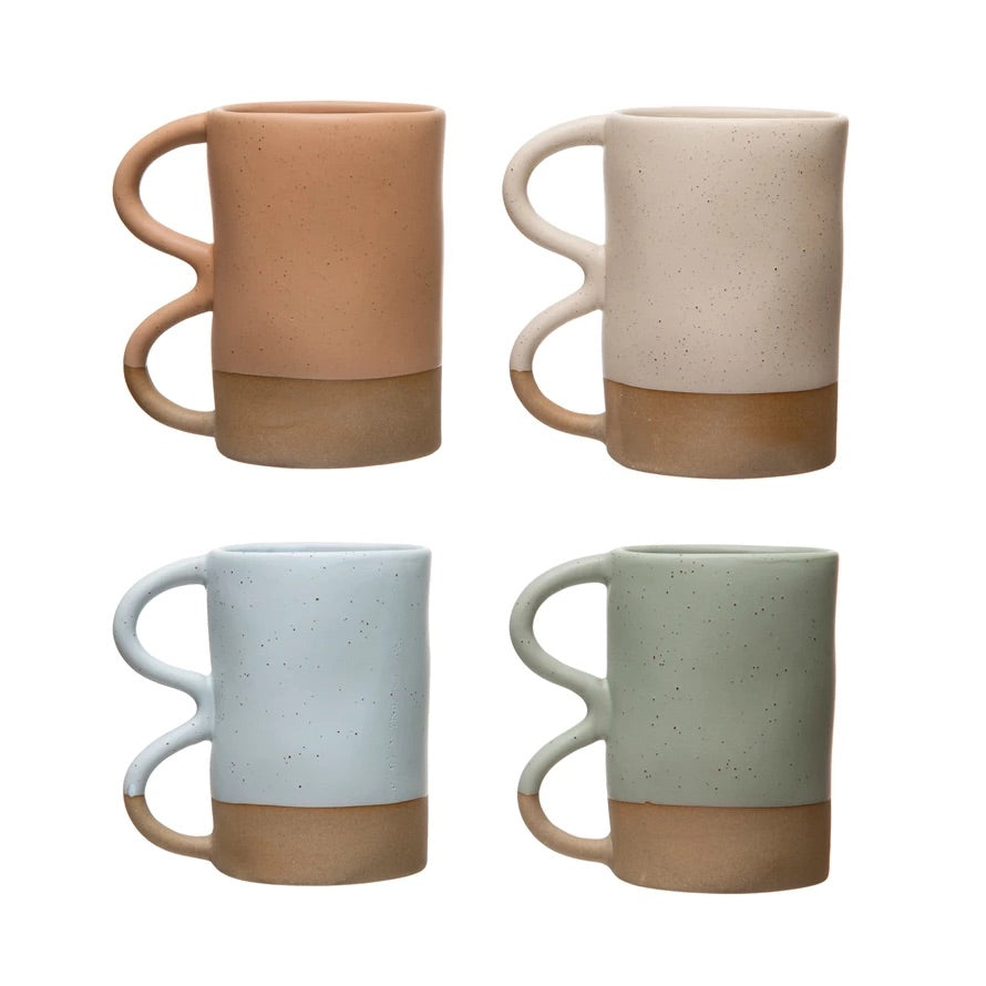 Speckled Stoneware Mugs