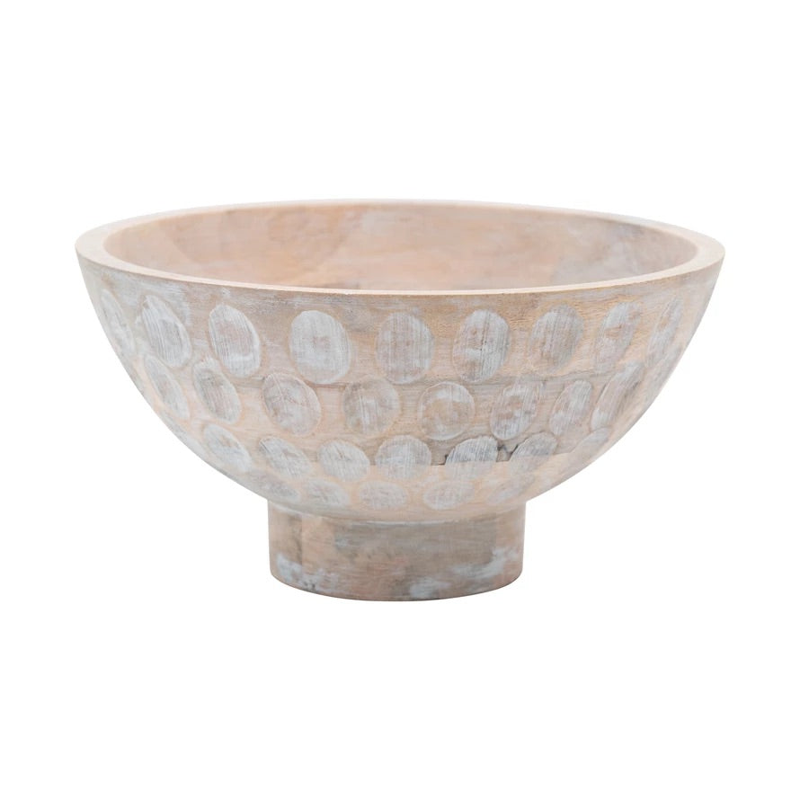 Spotted Mango Wood Bowl