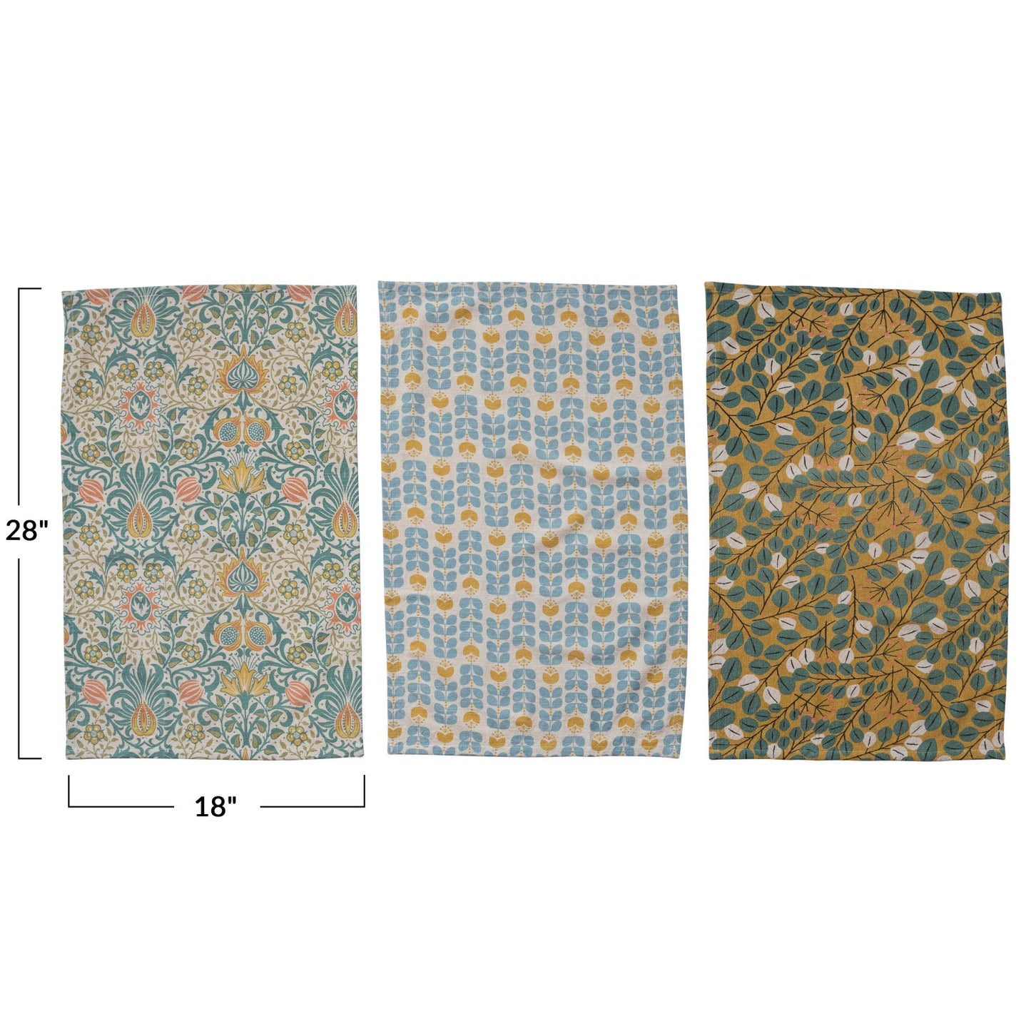 'Spill the Tea' Botanical Tea Towels