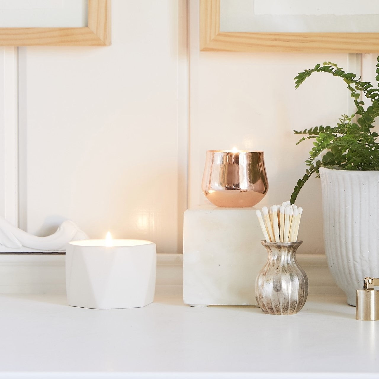 Gardenia Ceramic Candle