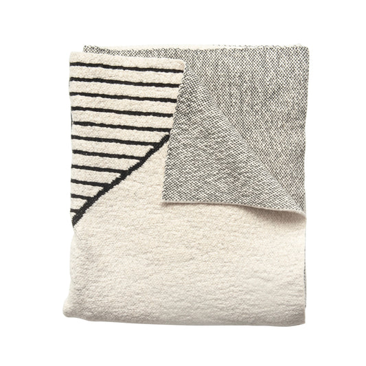 Abstract Knit Throw