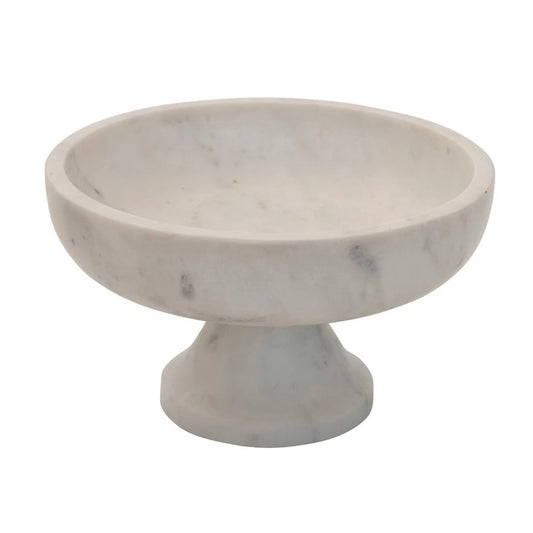 Footed Marble Bowl