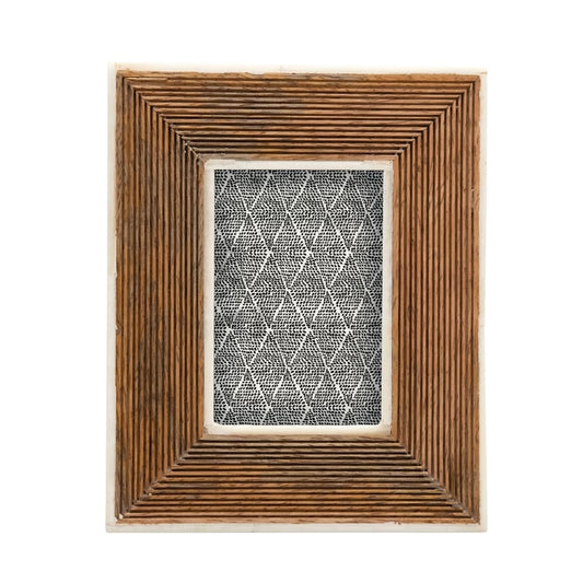 Bone Inlay Wood Frame