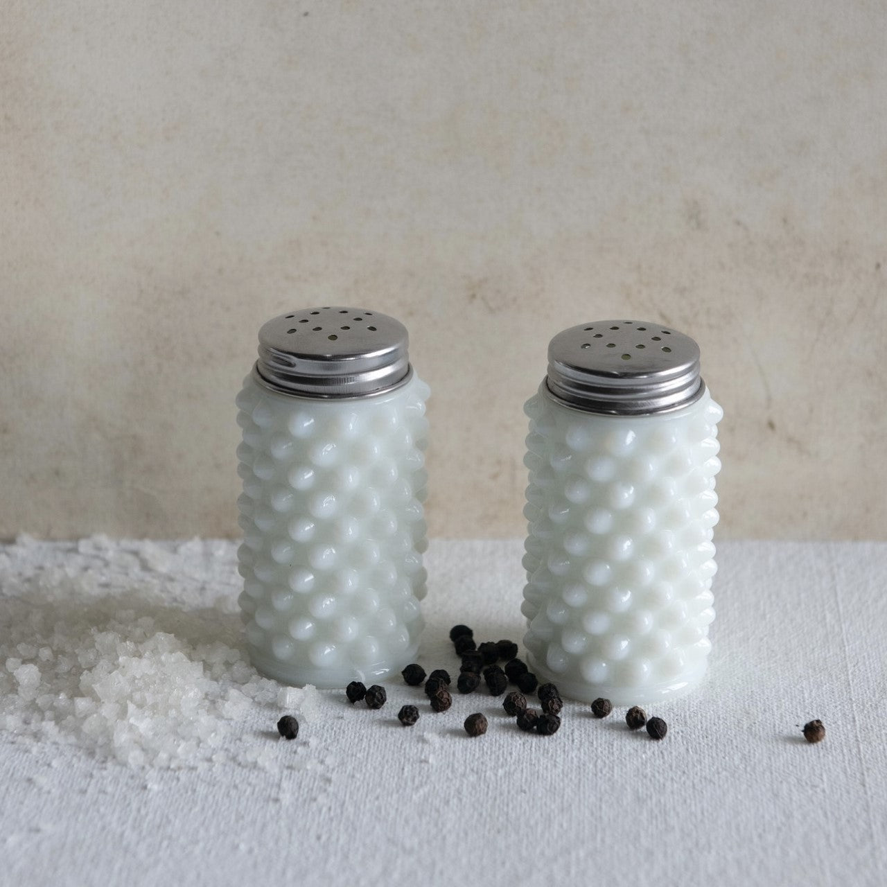 Milk Glass Salt & Pepper Shaker